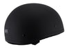 Milwaukee Performance Helmets MPH9850N Novelty 'Air Stream' Matte Black Half Helmet with Drop Down Tinted Visor