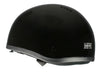 Milwaukee Performance Helmets MPH9851N Novelty 'Classic' Glossy Black Half Helmet with Drop Down Visor