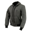 Nexgen Heat NXL2713SET Women 'Heated' Front Zipper Grey Hoodie Jacket for Outdoor Activities w/ Battery Pack
