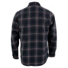 NexGen Heat Men's NXM1602SET Riffraff Black/Grey/Red Heated Flannel Sleeve Shirt for Outdoor Activities w/ Battery