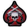 Hot Leathers PPA1877 Skull and Pistols 10" x 11" Patch