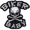 Hot Leathers PPA2062 Biker Baby Skull n' Bone 3" x 3" Patch