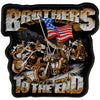 Hot Leathers PPA3420 Brothers Til the End Patch 5" x 5"