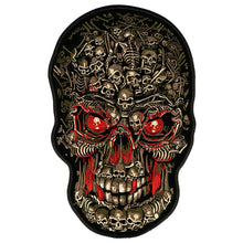 Hot Leathers PPA4027 Skull Made of Skulls Patch 8â€ x 12â€