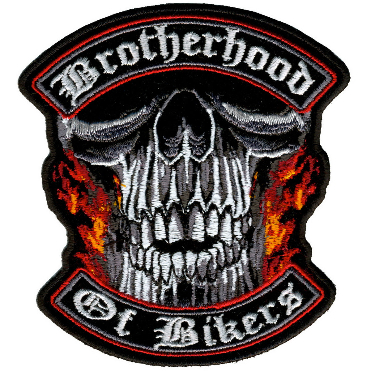 Hot Leathers PPA5110 Brotherhood of Bikers Patch 4" x 4"