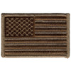 Hot Leathers PPA7031 Brown American Flag 3" x 2" Patch