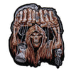 Hot Leathers PPA7549 Huge Fist Skull 10" x 12" Patch