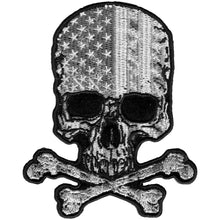Hot Leathers PPA9450 Flag Skull 3" x 4" Patch
