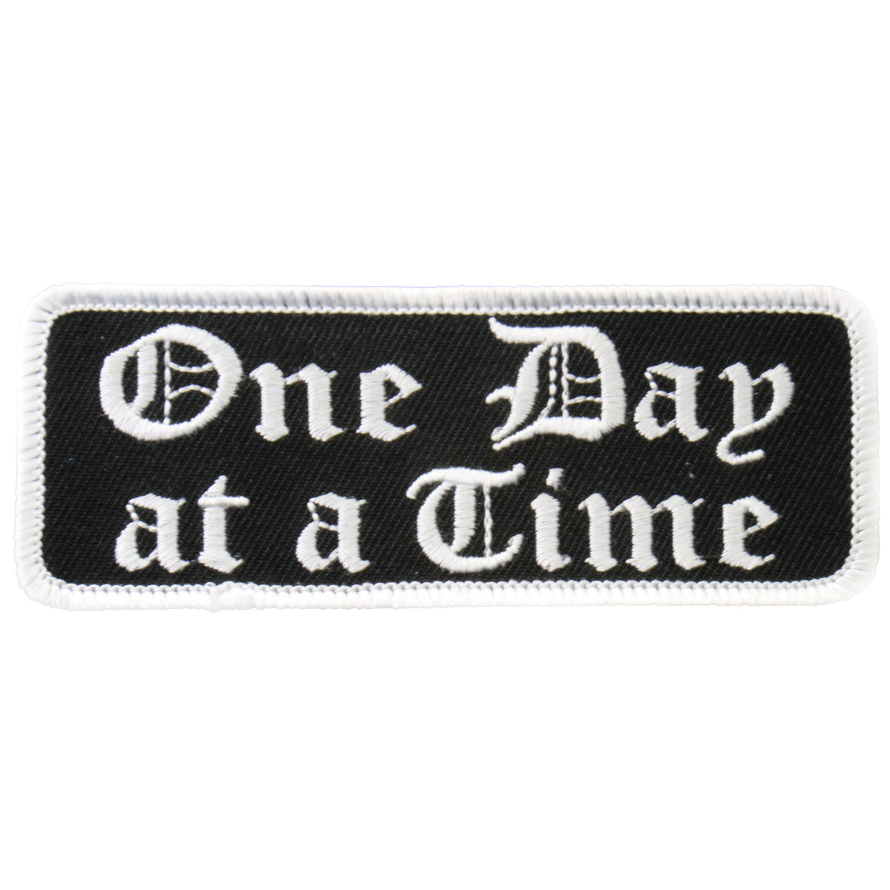Hot Leathers PPL9224 One Day At A Time 4" x 2" Patch