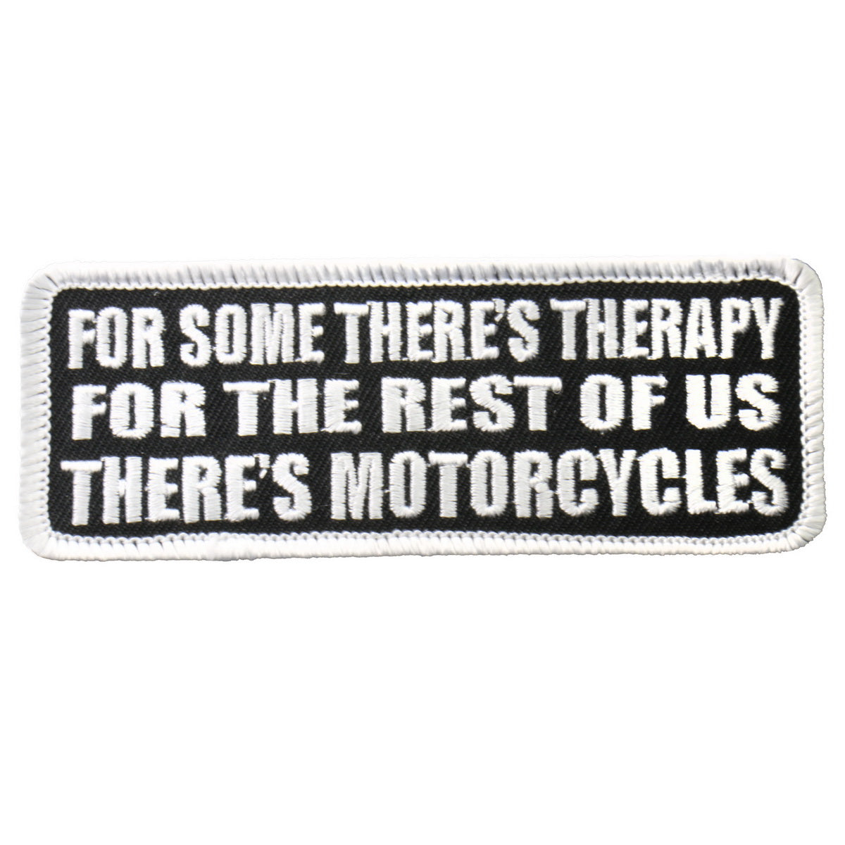 Hot Leathers PPL9234 There's Motorcycles 4" x 2" Patch