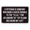 Hot Leathers PPL9717 Veteran 4"x3" Patch