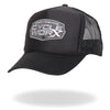 Hot Leathers PWA1006 Official Providence Cycle Worx Gray Patch Snapback Trucker Hat