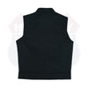 HL21920DMBLACK Kid's Unisex SOA Denim plain sideToddler Black Vest - HighwayLeather