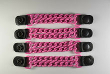 Motorcycle Leather Chain Vest Extender Biker Snap on - Extend your Vest (Pink) - HighwayLeather