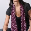 Hot Leathers SCF1003 Purple Tribal Butterflies Scarve