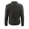 Milwaukee Leather SFL2806 Women's 'Quilted' Black Mandarin Scuba Collar Fashion Casual Leather Jacket