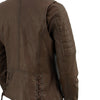 Milwaukee Leather SFL2812 Brown Vintage Motorcycle Inspired Leather Jacket for Women - Veg-Tan Fashion Jacket