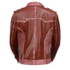 Milwaukee Leather SFL2840 Women's Maiden Maroon Premium Sheepskin Motorcycle Fashion Leather Jacket with Studs