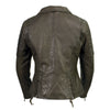 Milwaukee Leather SFL2870 Women's ‘Duchess’ Olive Motorcycle Style Fashion Casual Leather Jacket