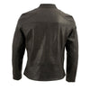 Milwaukee Leather Vintage SFM1803 Men's Brown Leather Moto Style Fashion Jacket