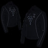 NexGen SH1939 Women's 'Reflective Tribal' Black 3/4 Textile Vented Jacket