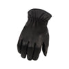 Milwaukee Leather SH734 Men's Black Leather Thermal Lined Gloves with Cinch Wrist