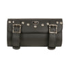 Milwaukee Performance SH49701 Black PVC Double Buckle Studded Tool Bag for Motorcycles