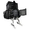 Milwaukee Leather SH65001 Large Black PVC 4-Piece Motorcycle Touring Tail Bag