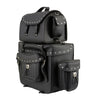 Milwaukee Leather SH660 Large Black 2-Piece PVC Motorcycle Touring Pack