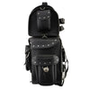Milwaukee Leather SH660 Large Black 2-Piece PVC Motorcycle Touring Pack