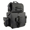 Milwaukee Leather SH660 Large Black 2-Piece PVC Motorcycle Touring Pack