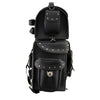 Milwaukee Leather SH660 Large Black 2-Piece PVC Motorcycle Touring Pack