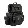 Milwaukee Leather SH660 Large Black 2-Piece PVC Motorcycle Touring Pack