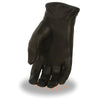 Milwaukee Leather SH721 Women's Black Leather Unlined Classic Driving Gloves