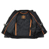 Milwaukee Leather SH8011 Women's Black Leather Sporty Scooter Crossover Biker Jacket