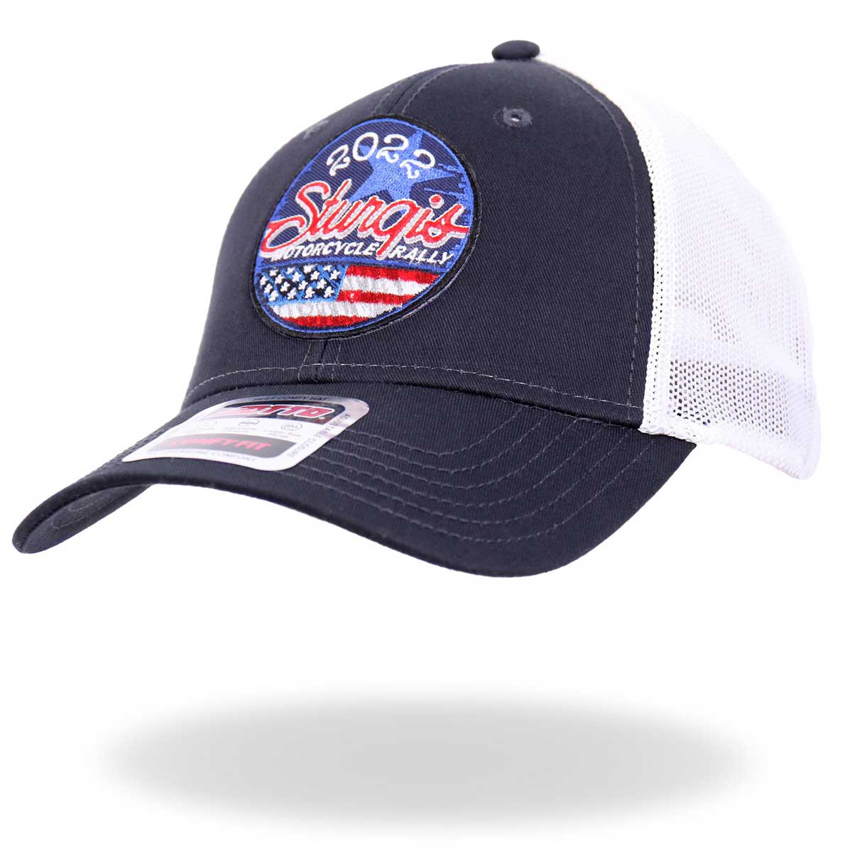 Hot Leathers SPA4278 Navy Blue with White 2022 GSSI 22 Circle Logo Hat