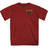 2022 Sturgis Motorcycle Rally SPB1008 Crazy Buffalo Men's Cardinal T Shirt