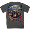 Hot Leathers SPB1068 Men’s Charcoal 2023 Sturgis # 1 Design America T-Shirt