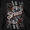 Hot Leathers SPB1072 Menâ€™s Black 2023 Sturgis Gambler Short Sleeve T-Shirt