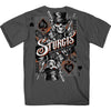 Hot Leathers SPB1073 Men’s Charcoal 2023 Sturgis Gambler Short Sleeve T-Shirt