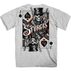 Hot Leathers SPB1075 Menâ€™s Ash 2023 Sturgis Gambler Short Sleeve T-Shirt