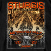 Hot Leathers SPB1082 Menâ€™s Black Sturgis 2023 Main Street T-Shirt