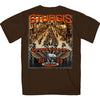 Hot Leathers SPB1084 Men’s Dark Chocolate Sturgis 2023 Main Street T-Shirt