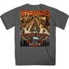 Hot Leathers SPB1085 Menâ€™s Heather Gray Sturgis 2023 Main Street T-Shirt