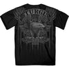 Hot Leathers SPB1099 Menâ€™s Black 2023 Sturgis Upwing Jumbo Short Sleeve T-Shirt