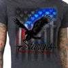 Hot Leathers SPL1836 Women's Heather Charcoal 2023 Sturgis Bling Eagle T-Shirt