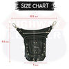 LEATHER Thigh Drop Leg Bag Gun Holster Bag Waist Bag Fanny Pack Messenger Bag - HighwayLeather