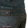 Hot Leathers VSM6103 Men's '2-Tone' Leather and Denim Club Style Biker Vest