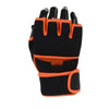 X-Fitness XF3000 Gel Boxing MMA Kickboxing Cross Training Handwrap Gloves-BLK/ORANGE