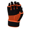 X-Fitness XF3000 Gel Boxing MMA Kickboxing Cross Training Handwrap Gloves-BLK/ORANGE